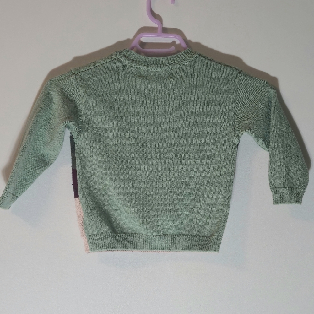 H&M Size 3/4T Squirrel Mountain Knit Sweater Cotton Kids Toddler Pullover Top - Picture 6 of 9